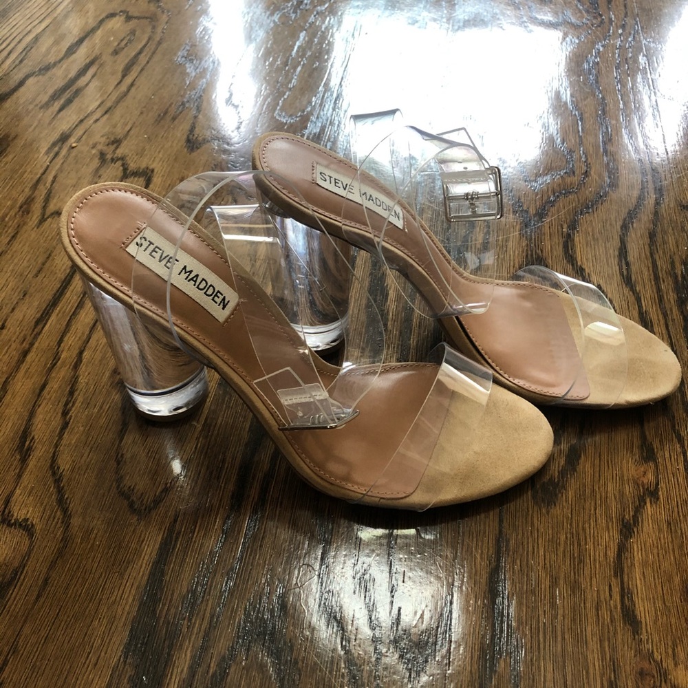 Steve Madden Clear heels - Picture 2 of 8